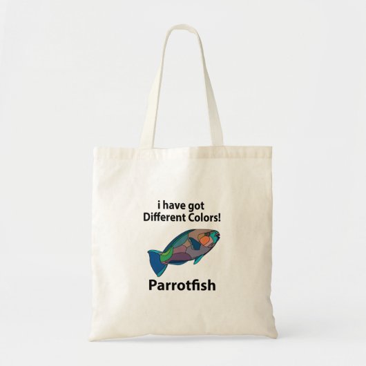 papegaaivis grappig tote bag (Voorkant)
