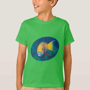 Papegaaivis onderwaterfoto - Fotografisch ontwerp T-shirt