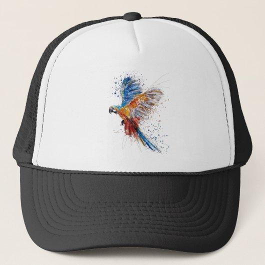 papegaaivogels trucker pet (Voorkant)