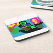 Papegaaivreugde Bier Onderzetter (Linkerzijde)