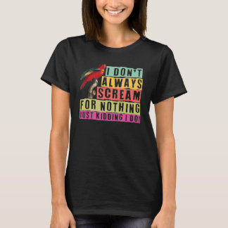 papegaavogel citaat pap mam 3 t-shirt