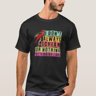 papegaavogel citaat pap mam 3 t-shirt