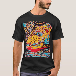 Papegaivis Blokdruk T-shirt