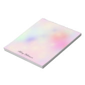 Papel Blush Roos Roze Lavender Marmer Aangepaste n Notitieblok (Linkerzijde)