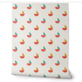 Papel de pared con patrón de barquitos pequeños  behang (Afrollen)