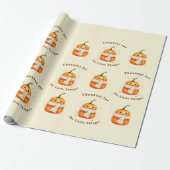 Papel de presente Abobrinha Feliz Cadeaupapier (Uitgerold)