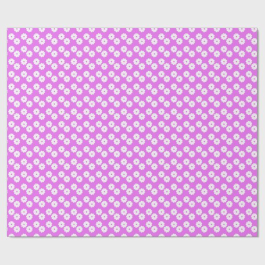 Papel de presente Rosa Flore branca  Cadeaupapier (Vlak)