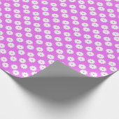 Papel de presente Rosa Flore branca  Cadeaupapier (Hoek)