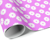Papel de presente Rosa Flore branca Cadeaupapier (Rol Hoek)