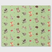 Papel de regalo animalitos del bosque  cadeaupapier (Vlak)