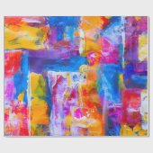 papel de regalo arte abstracto en color cadeaupapier (Vlak)