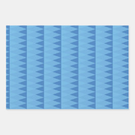 Papel de regalo azul inpakpapier vel