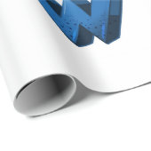 papel de regalo con el abecedario cadeaupapier (Rol Hoek)