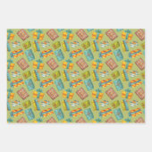 Papel de regalo con estampado de regalitos inpakpapier vel (Voorkant)