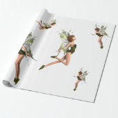 papel de regalo con hadas cadeaupapier (Uitgerold)