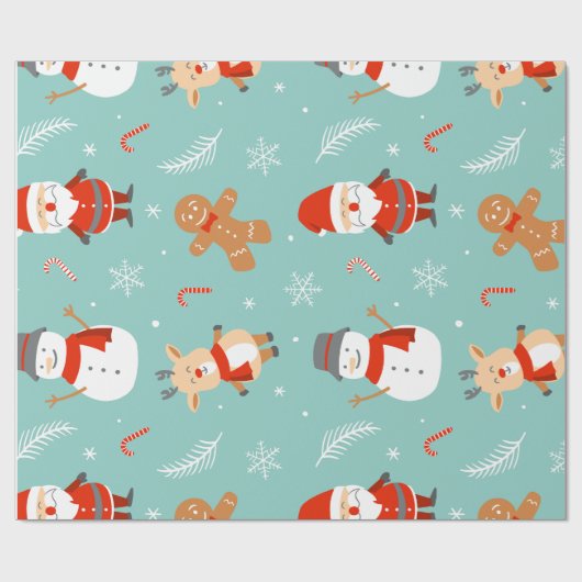 Papel de regalo con motivos navideños cadeaupapier (Vlak)