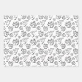 Papel de regalo con motivos navideños inpakpapier vel (Voorkant 3)