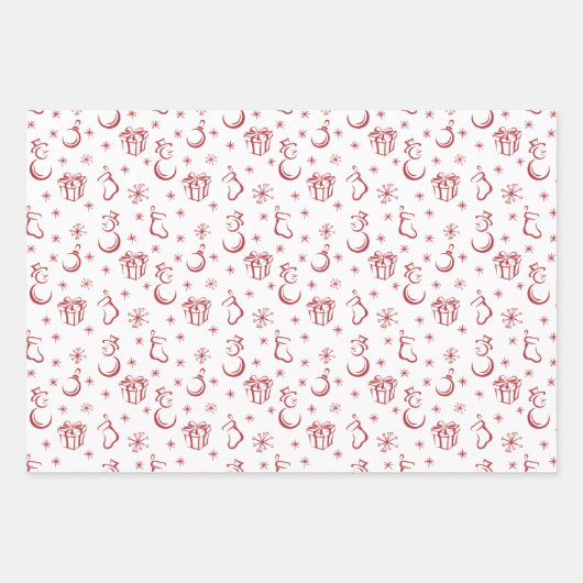 Papel de regalo con motivos navideños inpakpapier vel (Voorkant 2)