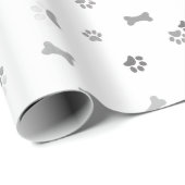Papel de regalo con patas de perro cadeaupapier (Rol Hoek)