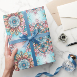 Papel de Regalo Copos de Nieve Cadeaupapier