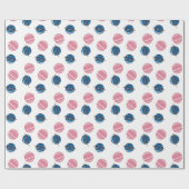 Papel De Regalo Cumpleaños Astronauta Pink Blue Cadeaupapier (Vlak)