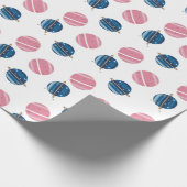 Papel De Regalo Cumpleaños Astronauta Pink Blue Cadeaupapier (Hoek)