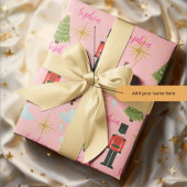 Papel de regalo de Navidad de Cascanueces y Bailar Cadeaupapier