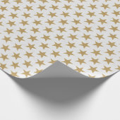 Papel de regalo estrellas doradas cadeaupapier (Hoek)
