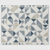 papel de regalo figuras geométricas triangulares cadeaupapier (Vlak)