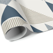 papel de regalo figuras geométricas triangulares cadeaupapier (Rol Hoek)