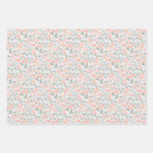 Papel de regalo floral inpakpapier vel (Voorkant 3)