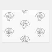 Papel de regalo Golden Friendship Inpakpapier Vel (Voorkant 3)