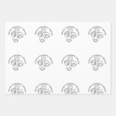 Papel de regalo Golden Friendship Inpakpapier Vel (Voorkant 2)