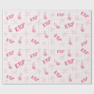 Papel De Regalo K-pop Rosa Cadeaupapier