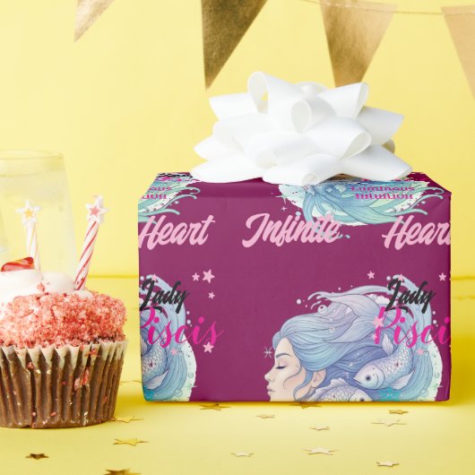 Papel de regalo Lady Piscis  Cadeaupapier (Verjaardagsfeest)