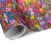 Papel de regalo mate gatos 05 cadeaupapier (Rol Hoek)
