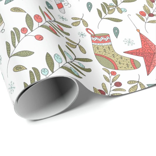 Papel de regalo navideño cadeaupapier (Rol Hoek)