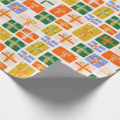 Papel de regalo navideño con estampado de regalito cadeaupapier (Hoek)