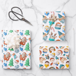 Papel de regalo navideño inpakpapier vel