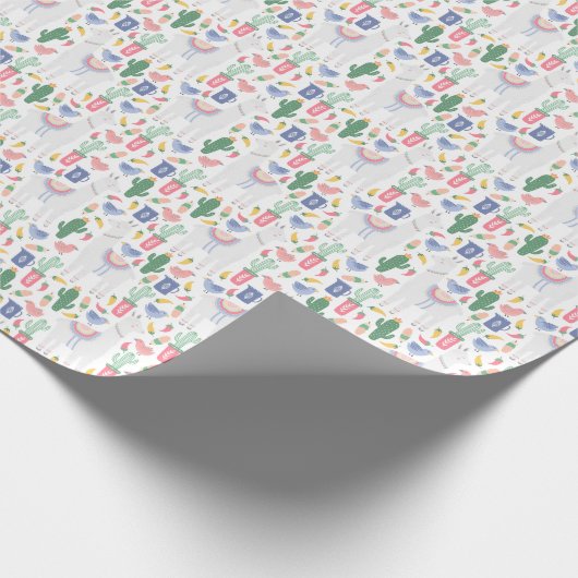 Papel de regalo Oh! Llama Llama Cadeaupapier (Hoek)