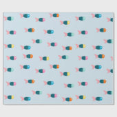 Papel de regalo peces cadeaupapier (Vlak)