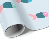 Papel de regalo peces cadeaupapier (Rol Hoek)