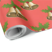 Papel de Regalo Premium Campanas Navideñas Cadeaupapier (Rol Hoek)
