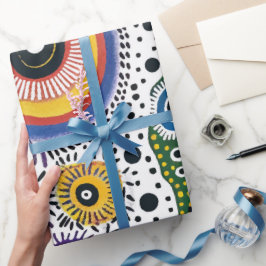 Papel de Regalo Psicodélico Efecto Caleidoscopio Cadeaupapier