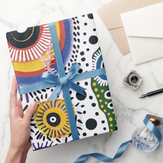 Papel de Regalo Psicodélico Efecto Caleidoscopio Cadeaupapier (Geschenken)