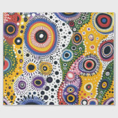 Papel de Regalo Psicodélico Efecto Caleidoscopio Cadeaupapier (Vlak)