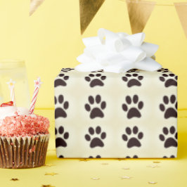 Papel de regalo que patas de gato cadeaupapier