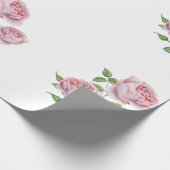 papel de regalo rosas a la acuarela cadeaupapier (Hoek)