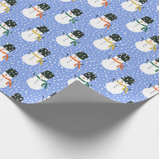 Papel de regalo snowmen cadeaupapier (Hoek)