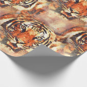 papel de regalo tigre a la acuarela cadeaupapier (Hoek)